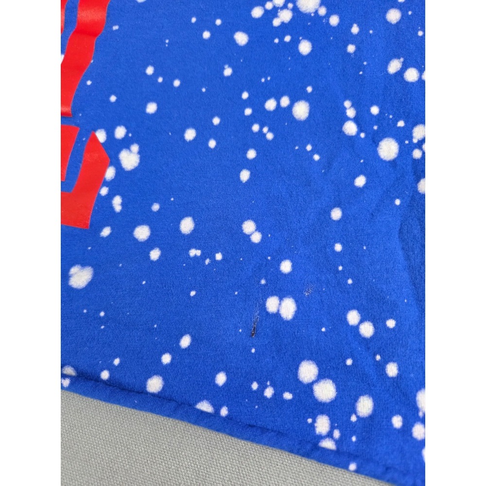 Victorias Secret PINK Crop Top Womens Extra Small Blue Tie Die Baseball Shirt - Picture 4 of 7